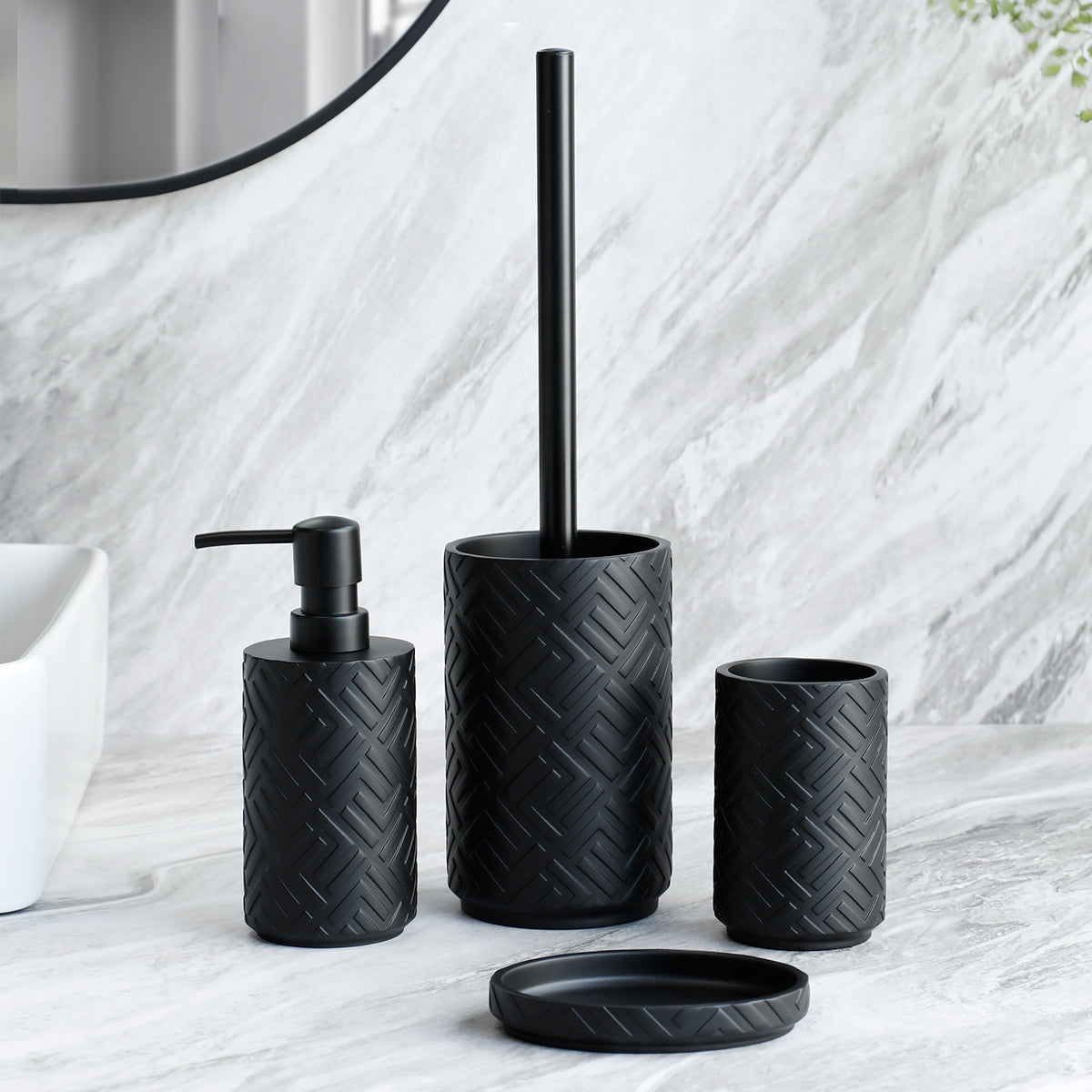 TimelessComfort – Complete 4-delige Badkamer Essentials Set