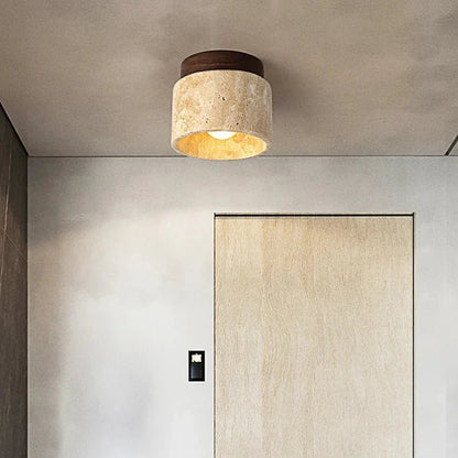 Japanse Creatieve Creme Stijl Plafondlamp