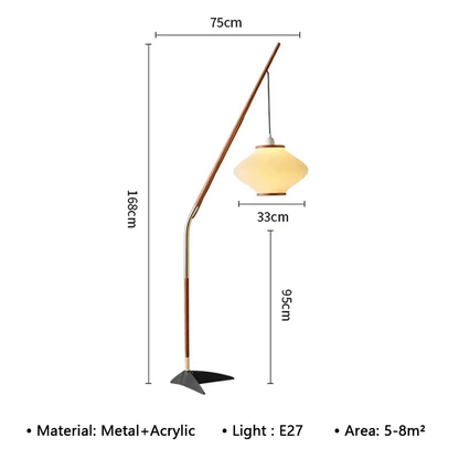 Middeleeuwse stijl vloerlamp