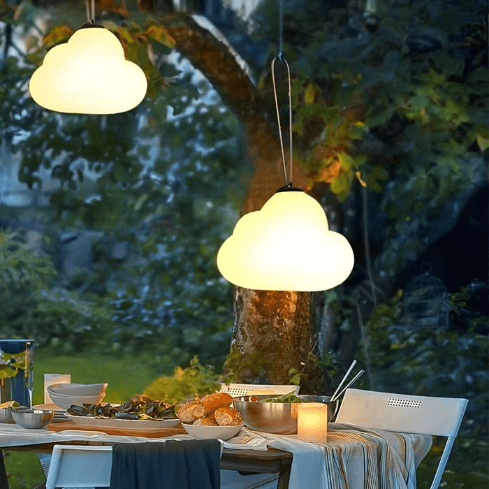 Minori Design LED Hanglamp Cloud Melk Wit Metaal/Acryl Tuin
