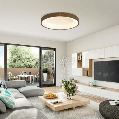 Natuurlijke Houten Plafondlamp