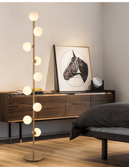 Noorse glazen vloerlamp