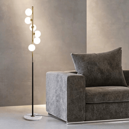 Noorse glazen vloerlamp