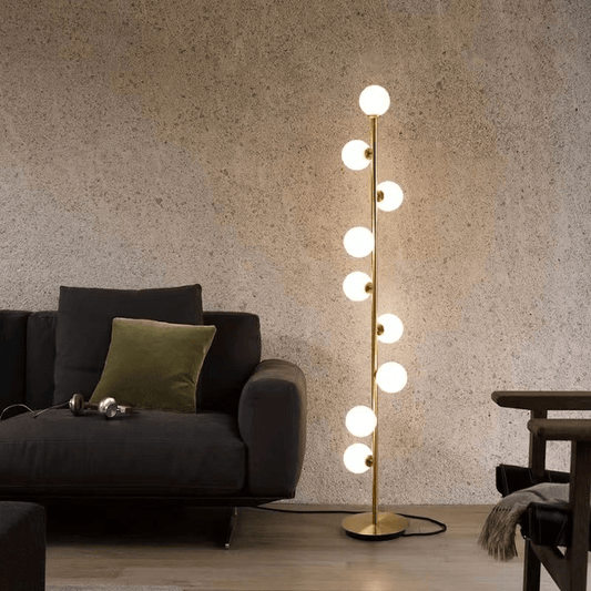 Noorse glazen vloerlamp