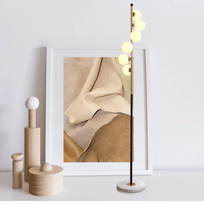 Noorse glazen vloerlamp