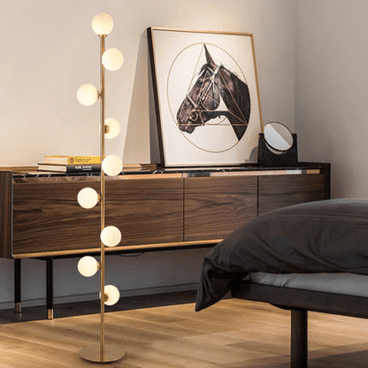 Noorse glazen vloerlamp