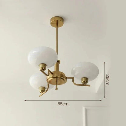Middeleeuwse Bauhaus kroonluchter