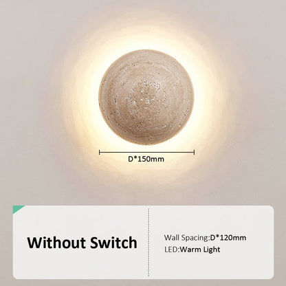 Wandlamp in Scandinavische crèmestijl