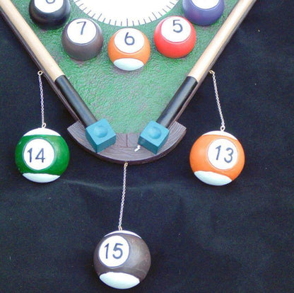 CueTime | Moderne Pool Biljart Wandklok - Uniek decor voor de speelkamer