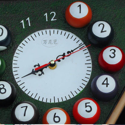 CueTime | Moderne Pool Biljart Wandklok - Uniek decor voor de speelkamer
