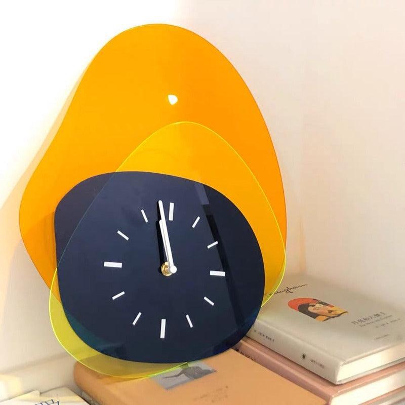 SplashClock | Inkt Gekleurde Creatieve Acryl Wandklok
