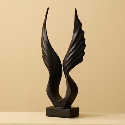 Feathra | Engelenvleugelsculptuur voor Woondecoratie - Elegant Beeldje