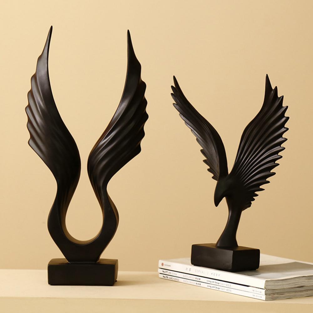 Feathra | Engelenvleugelsculptuur voor Woondecoratie - Elegant Beeldje