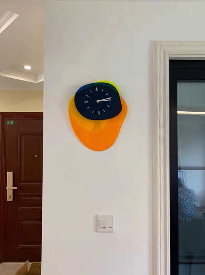 SplashClock | Inkt Gekleurde Creatieve Acryl Wandklok