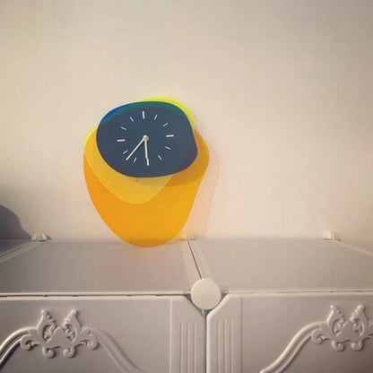 SplashClock | Inkt Gekleurde Creatieve Acryl Wandklok