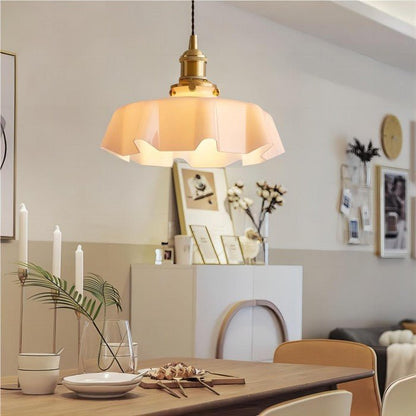 Retro Glazen Bloem Hanglamp