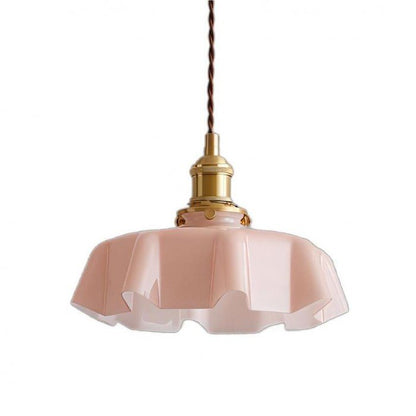 Retro Glazen Bloem Hanglamp
