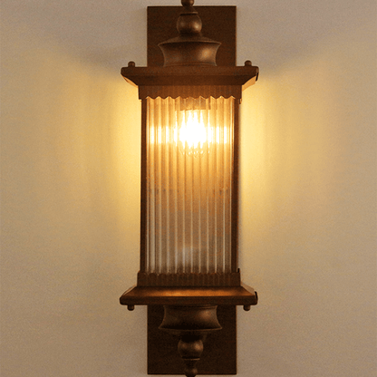 Retro Rechthoekige Buiten Wandlamp