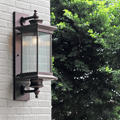 Retro Rechthoekige Buiten Wandlamp
