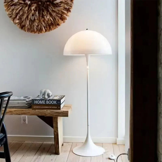 Scandinavisch Deense design LED paddenstoel vloerlamp