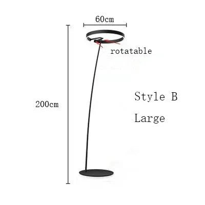 Scandinavische LED design staande lamp