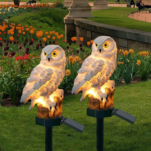 Solar-Uilen lamp (2-Pack)