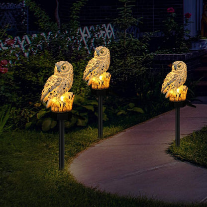 Solar-Uilen lamp (2-Pack)