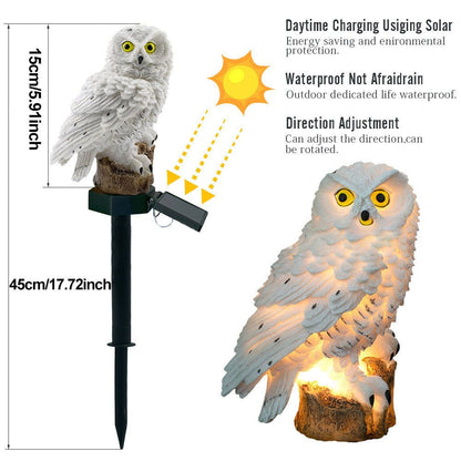 Solar-Uilen lamp (2-Pack)
