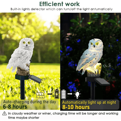 Solar-Uilen lamp (2-Pack)