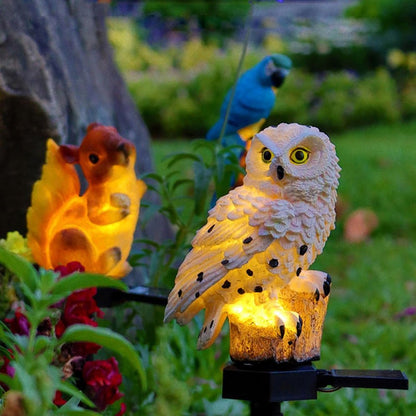Solar-Uilen lamp (2-Pack)
