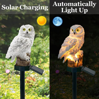 Solar-Uilen lamp (2-Pack)