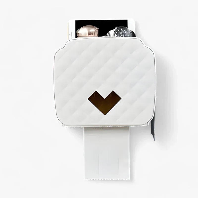 DryRoll | Waterdichte Toiletrolhouder met Extra Opbergruimte